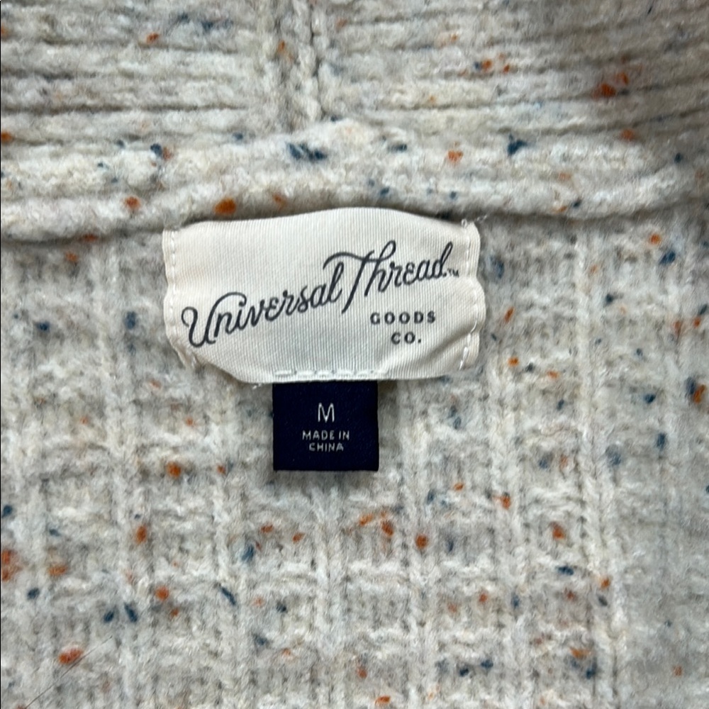 Women's Cream Cardigan Sweater - Picture 2 of 4